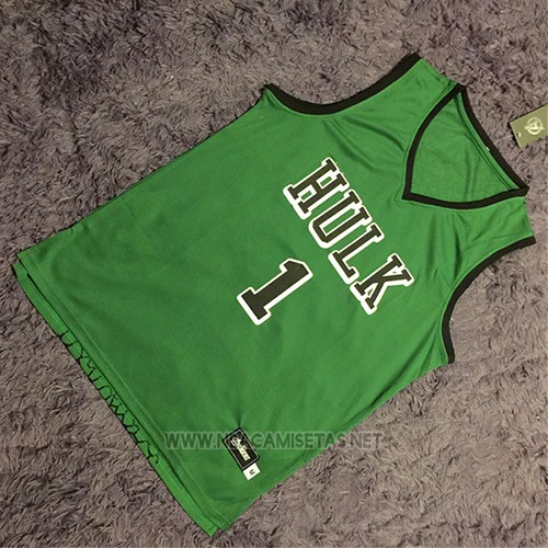 Camiseta Pelicula Avengers Hulk NO 1 Verde